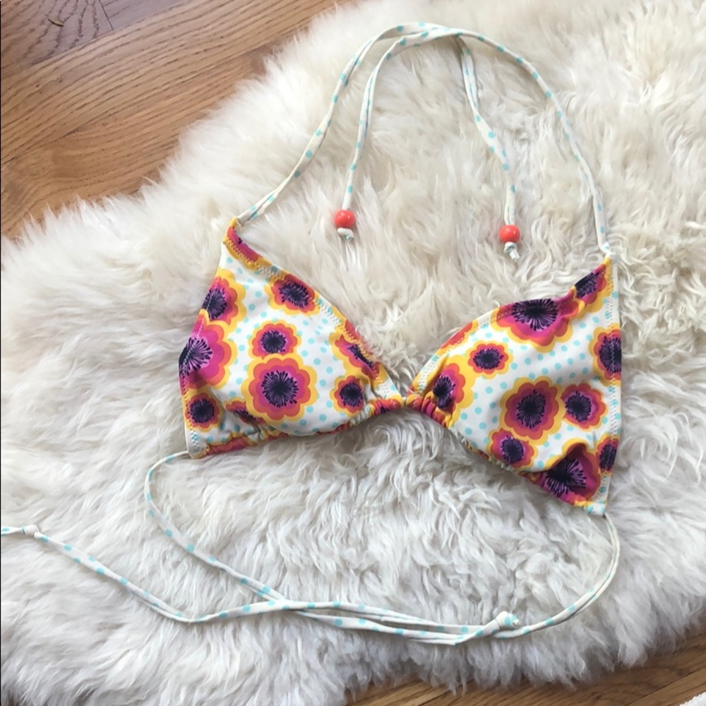 Aeropostale Floral Polka Dot Bikini - XS
